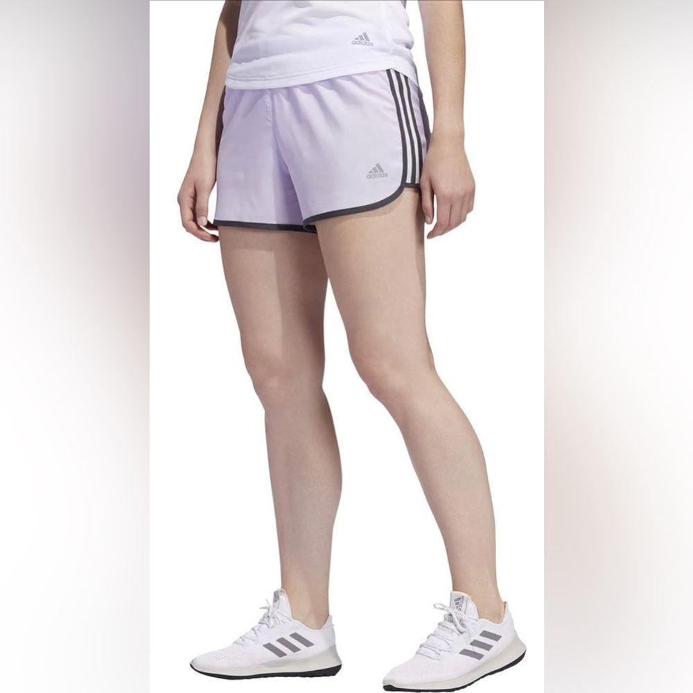 Adidas Women's Marathon 20 Shorts
Medium 4” Purple Tint/Grey Retail price $30